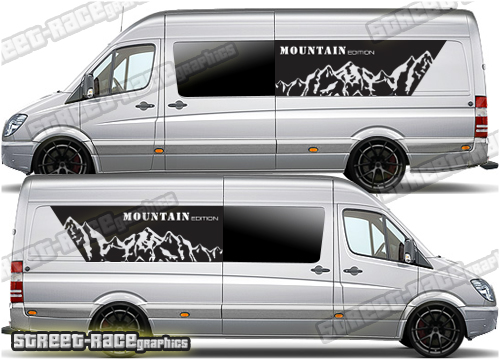 Mercedes Sprinter camper van graphics 054