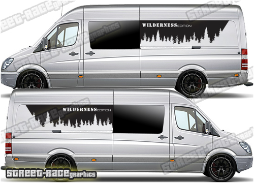 Mercedes Sprinter camper van graphics 055