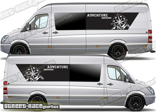 Mercedes Sprinter camper van graphics 056
