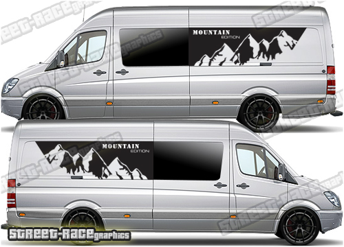 Mercedes Sprinter camper van graphics 057