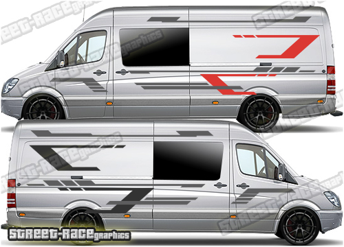 Mercedes Sprinter camper van graphics 061