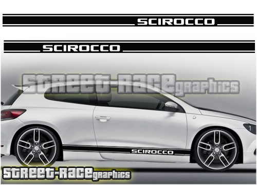 Volkswagen Scirocco racing stripes 003