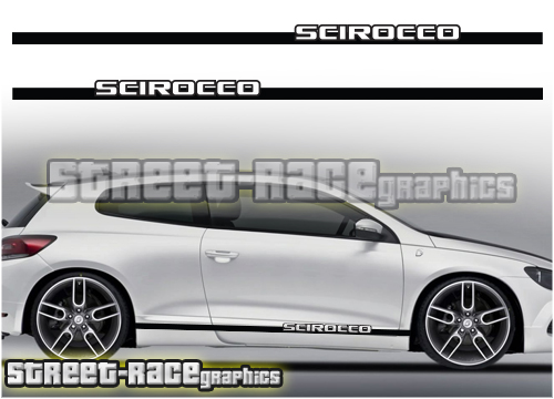 Volkswagen Scirocco racing stripes 004
