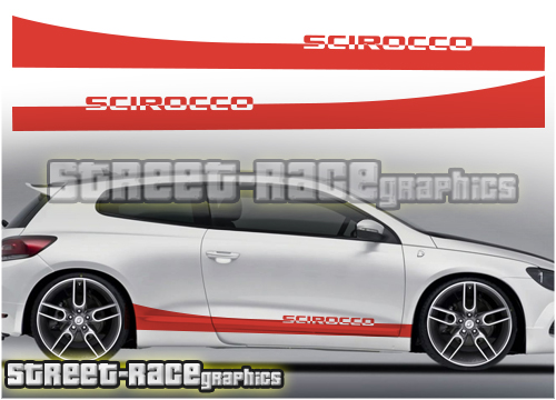 Volkswagen Scirocco racing stripes 005