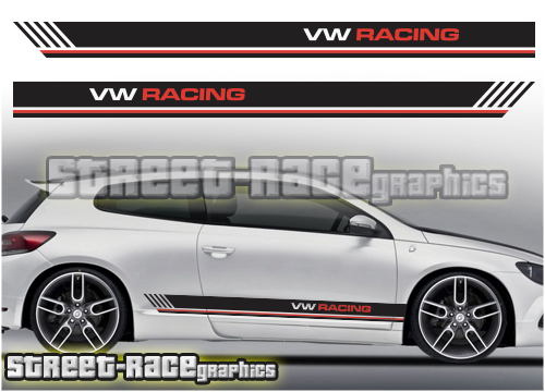Volkswagen Scirocco racing stripes 008