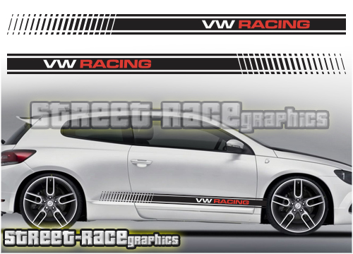 Volkswagen Scirocco racing stripes 009