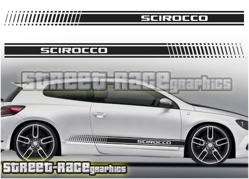 Volkswagen Scirocco racing stripes 010