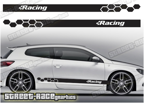 Volkswagen Scirocco racing stripes 032