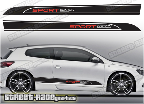 Volkswagen Scirocco racing stripes 034