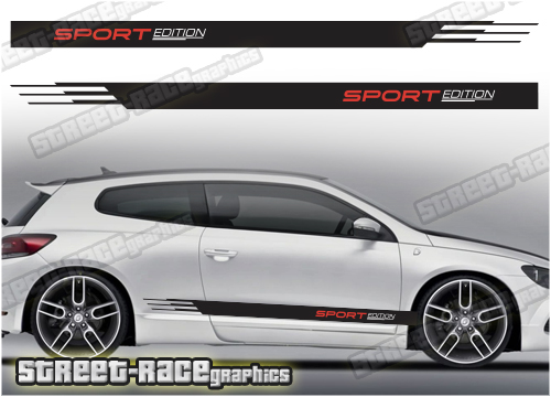 Volkswagen Scirocco racing stripes 035