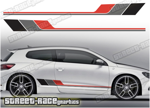 Volkswagen Scirocco racing stripes 036