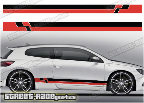 Volkswagen Scirocco racing stripes 037