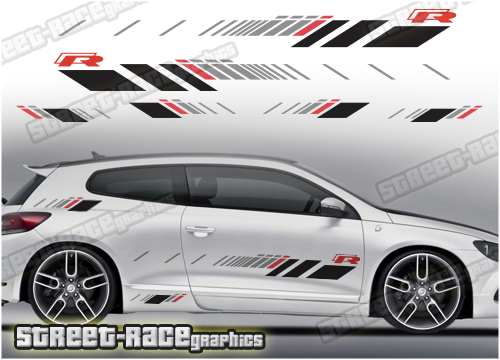 Volkswagen Scirocco racing stripes 038