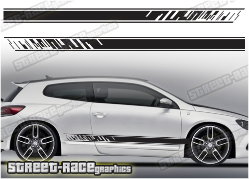 Volkswagen Scirocco racing stripes 044