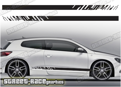 Volkswagen Scirocco racing stripes 045