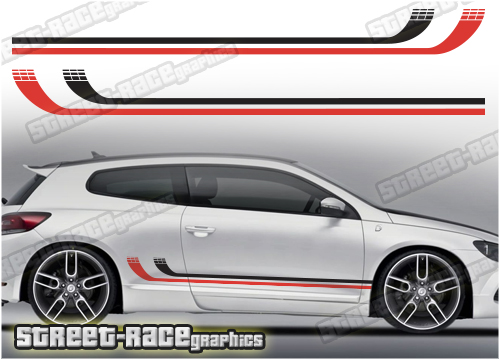 Volkswagen Scirocco racing stripes 046