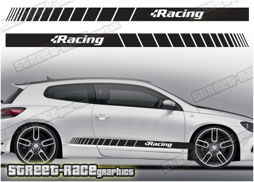 Volkswagen Scirocco racing stripes 047