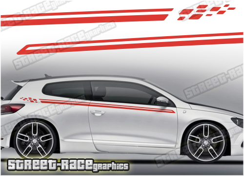 Volkswagen Scirocco racing stripes 048