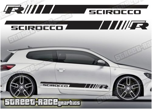 Volkswagen Scirocco racing stripes 053