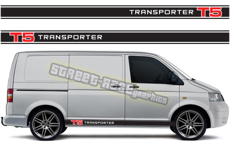 VW transporter racing stripes 001