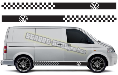 VW transporter racing stripes 004