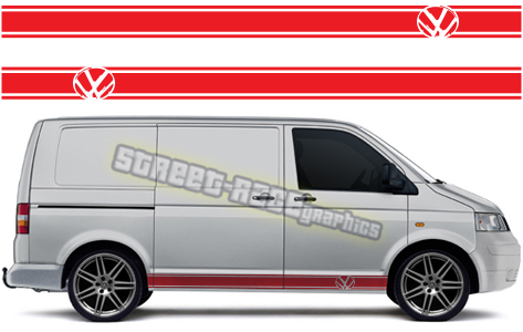 VW transporter racing stripes 005