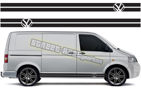 VW transporter racing stripes 006