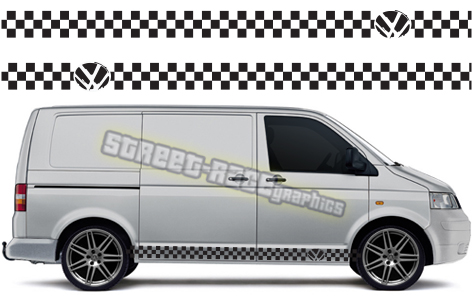 VW transporter racing stripes 007