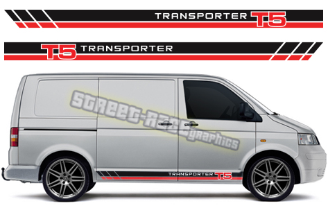 VW transporter racing stripes 010