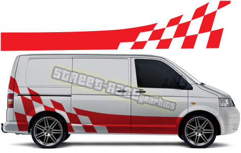 VW transporter racing stripes 013