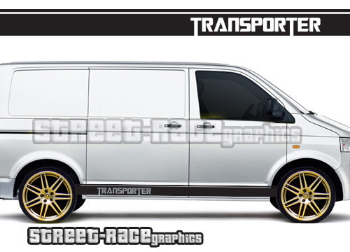 VW transporter racing stripes 029 - Transformers