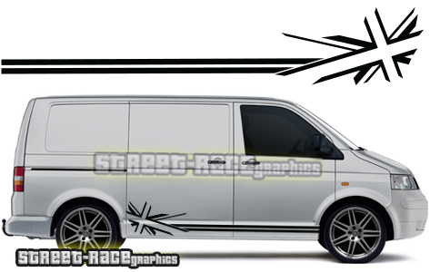 VW transporter racing stripes 034