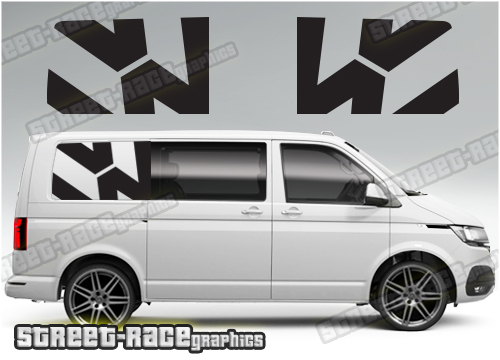 VW transporter stickers 074