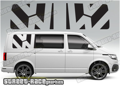 VW transporter stickers 075