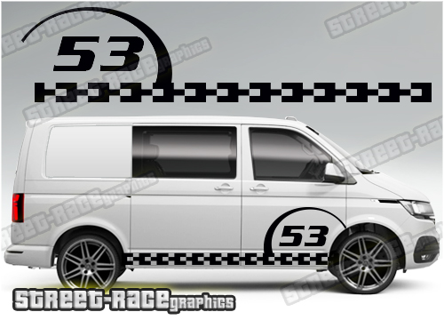 VW transporter stickers 081