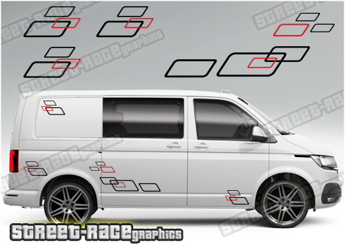 VW transporter stickers 085