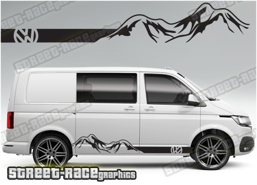 VW transporter stickers 087