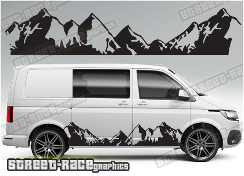 VW transporter stickers 089
