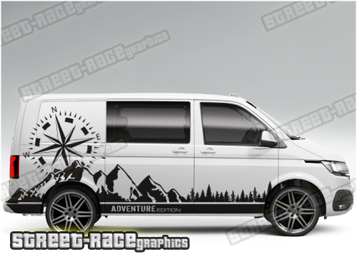 VW transporter stickers 095