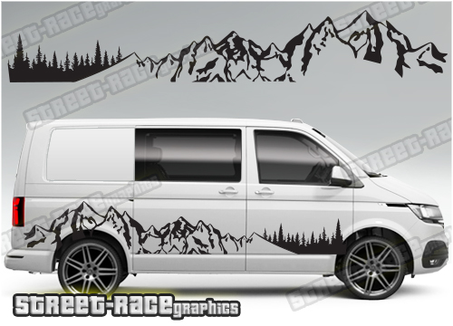 VW transporter stickers 097