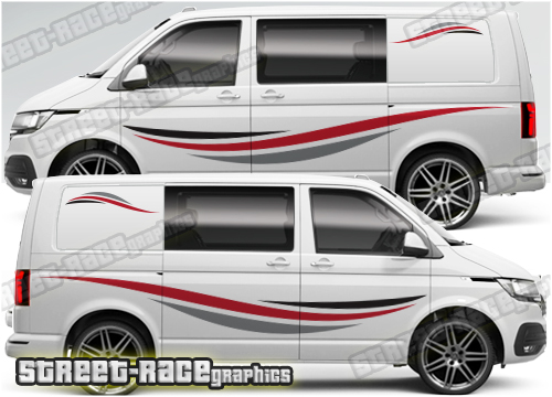 VW transporter stickers 102