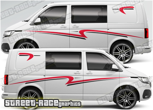 VW transporter stickers 108