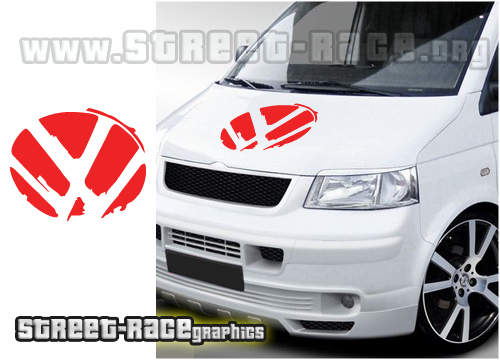 VW transporter bonnet logo 001