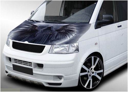 216 - VW Transporter bonnet wrap (Reaper)