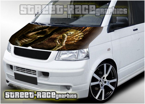 220 - VW Transporter bonnet wrap (Reaper)