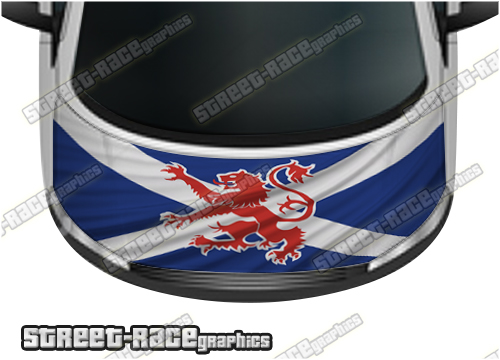 710 - VW Transporter bonnet wrap (Scottish Saltire)