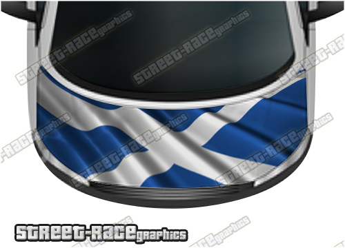 711 - VW Transporter bonnet wrap (Scottish Saltire)