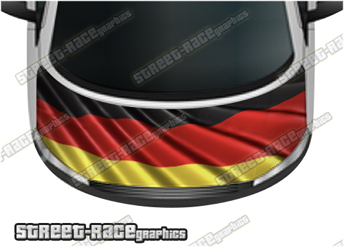 716 - VW Transporter bonnet wrap (German flag)