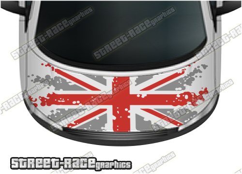 723 - VW Transporter bonnet wrap (Union Jack)
