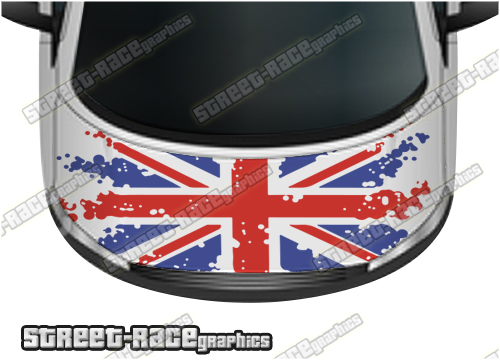 724 - VW Transporter bonnet wrap (Union Jack)